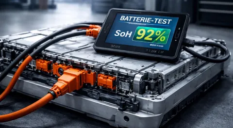 Elektro-Batterie-Test für Elektro-Autos
